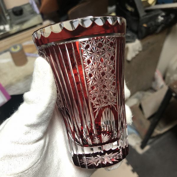 切子、タンブラー、コップ、高級、切子作家、オリジナル、美しい、伝統的な技法、