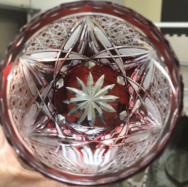 切子、Beロックグラス、コップ、贈り物、プレゼント、江戸切子、創作、切子作家