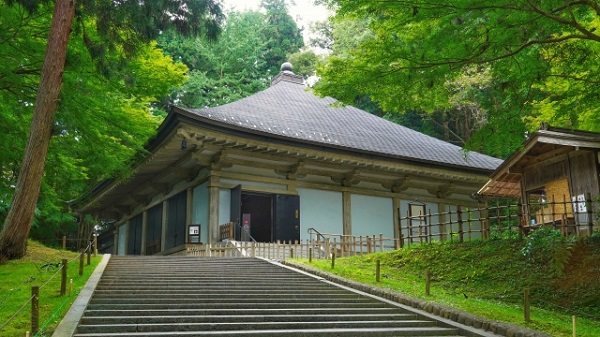 中尊寺、瑠璃色