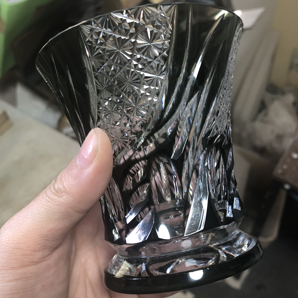 吹き抜ける風、切子、ロックグラス、クリスタルロックグラス、クリスタルグラス、伝統的な製法