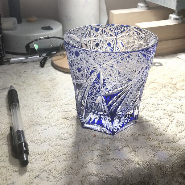 ロックグラス、切子、切子作家、高級、