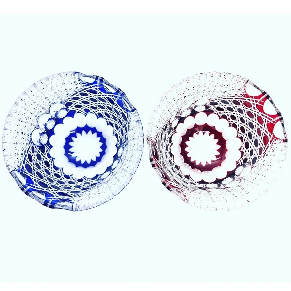 切子、ぐいのみ・最高峰、ペア