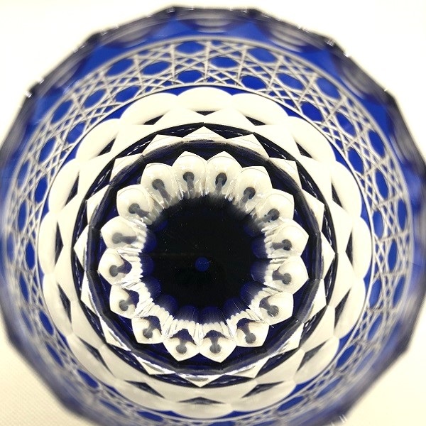 切子、ワイングラス、赤ワイン、八角籠目、高級、江戸切子の技法、伝統的、切子作家