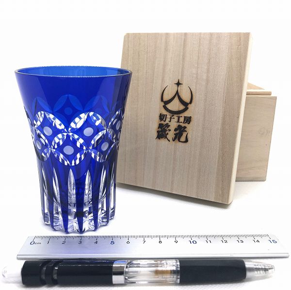 切子、コップ、タンブラー、ペアグラス、ペアタンブラー、安価、ガラス、ソーダガラス、江戸切子の技法、伝統的、切子作家
