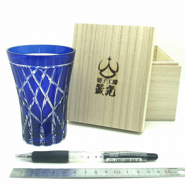 切子、降光タンブラー、ペアグラス、ペアタンブラー、コップ、綺麗、ガラス、ソーダガラス、江戸切子の技法、切子作家