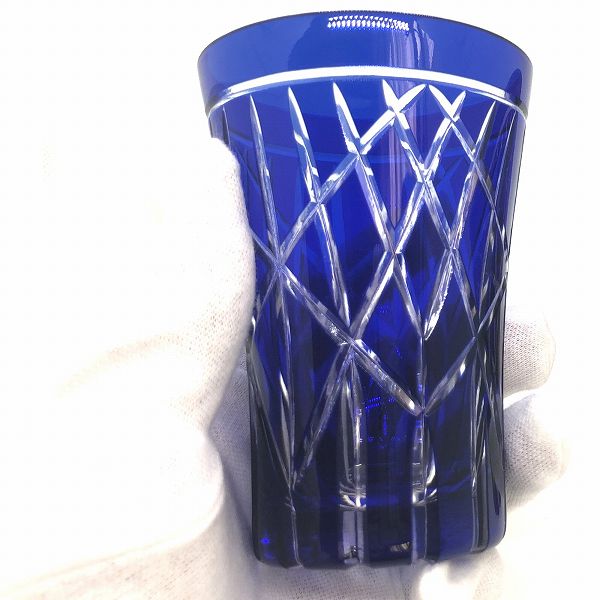 切子、降光タンブラー、ペアグラス、ペアタンブラー、コップ、綺麗、ガラス、ソーダガラス、江戸切子の技法、切子作家