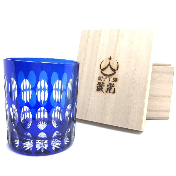 切子、ペアグラス、安価、贈り物、プレゼント、ロックグラス、オーバル、かわいい、ソーダガラス、江戸切子の技法、伝統的、切子作家