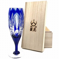 切子、フルートシャンパン、シャンパングラス、ペアグラス、白ワイン、ガラス、ソーダガラス、高級、贈り物、プレゼント、江戸切子の技法、伝統的、切子作家