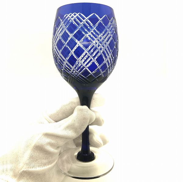 切子、ワイングラス、赤ワイン、ブルゴーニュ、安い、ガラス、ソーダガラス、江戸切子の技法、切子作家
